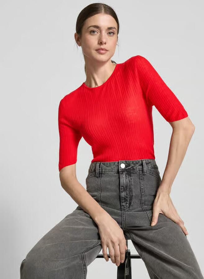 MOS MOSH Gebreid shirt met ronde hals model 'BOUCH' - Foto 2
