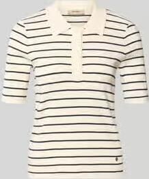 MOS MOSH Gebreid shirt met streepmotief model 'Caliz'