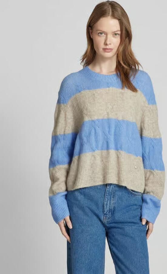 MOS MOSH Zachte Gebreide Trui Hydrangea Stijl Multicolor Dames - Foto 3
