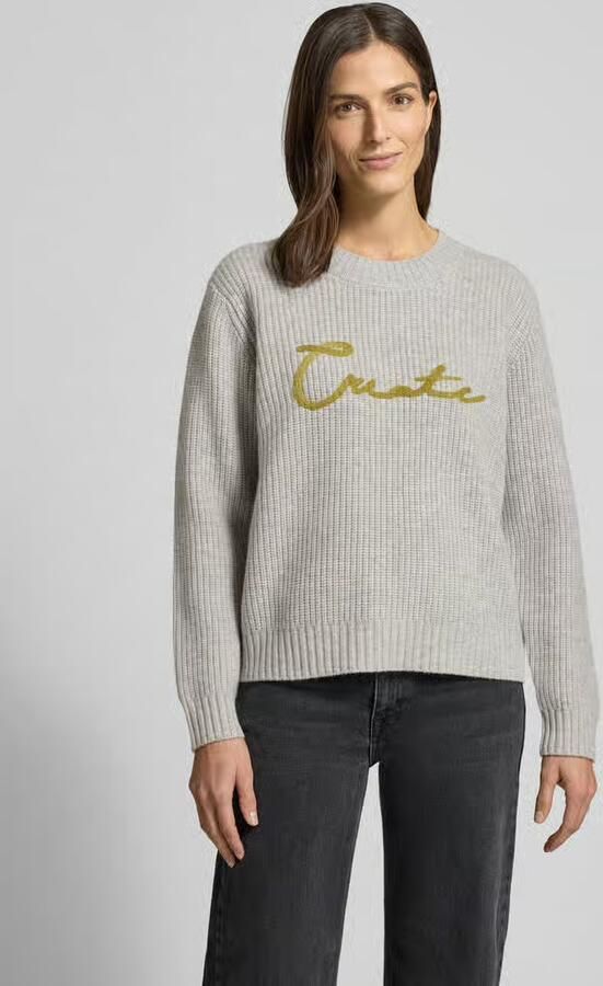 MOS MOSH Gebreide pullover met ronde hals model 'Brynna' - Foto 2