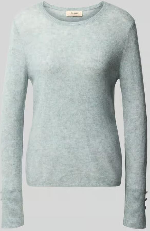 MOS MOSH Gebreide pullover met ronde hals model 'Mape Sophia'