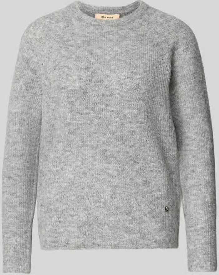 MOS MOSH Zachte Gebreide Trui Thora Grijs Melange Gray Dames - Foto 2