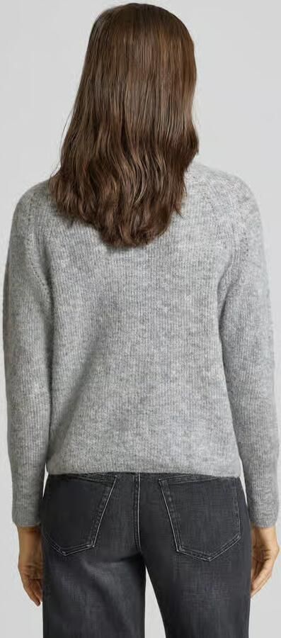 MOS MOSH Zachte Gebreide Trui Thora Grijs Melange Gray Dames - Foto 5