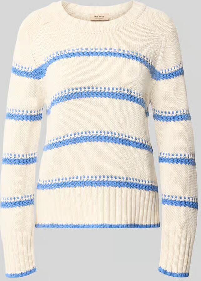 MOS MOSH Gebreide pullover met streepmotief model 'Rola Bine' - Foto 2
