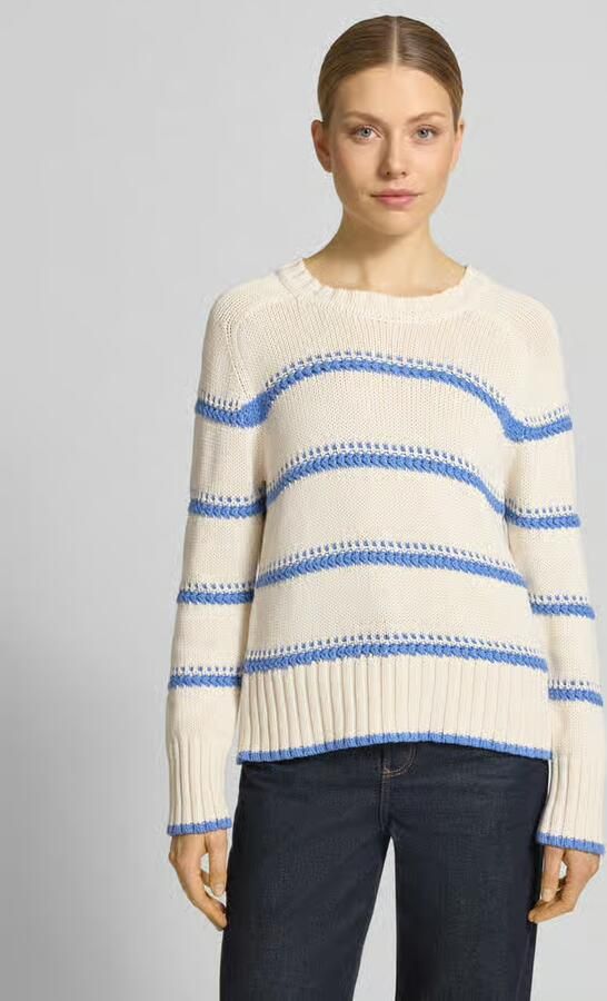 MOS MOSH Gebreide pullover met streepmotief model 'Rola Bine' - Foto 2