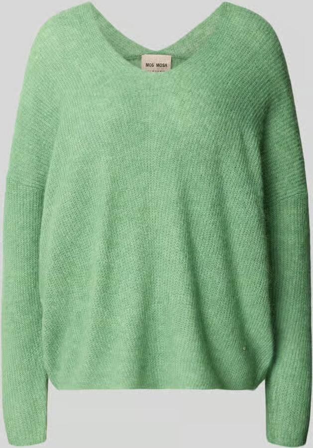 MOS MOSH Gebreide pullover met V-hals model 'THORA' - Foto 2