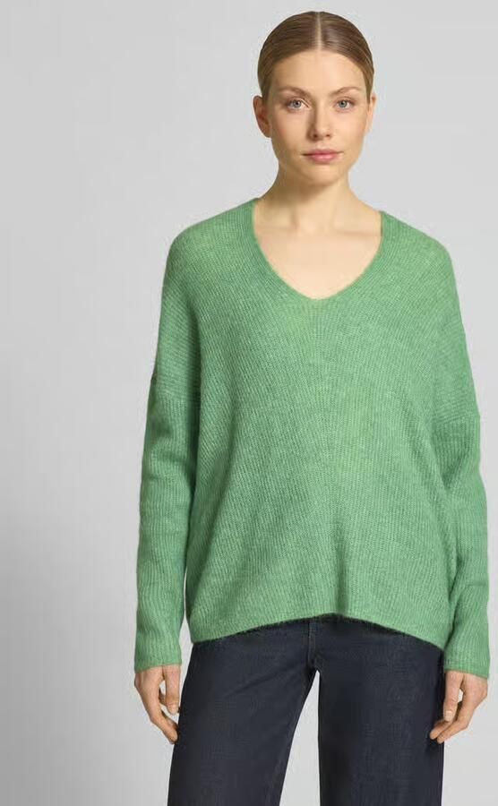 MOS MOSH Gebreide pullover met V-hals model 'THORA' - Foto 2