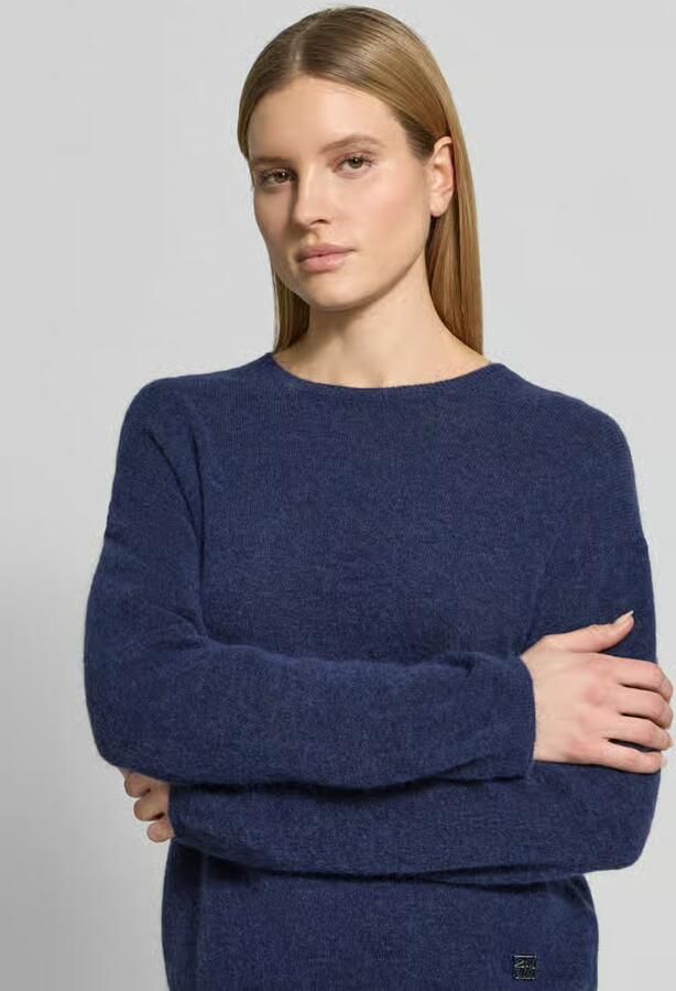 MOS MOSH Gebreide pullover met verlaagde schouders model 'Mape'