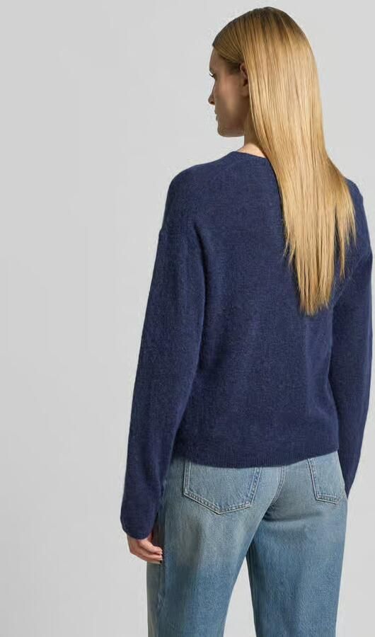 MOS MOSH Gebreide pullover met verlaagde schouders model 'Mape' - Foto 3