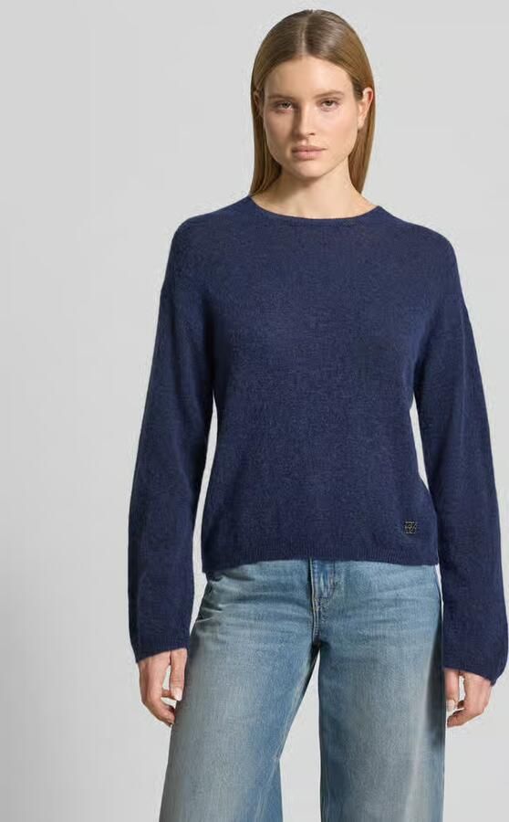 MOS MOSH Gebreide pullover met verlaagde schouders model 'Mape' - Foto 2