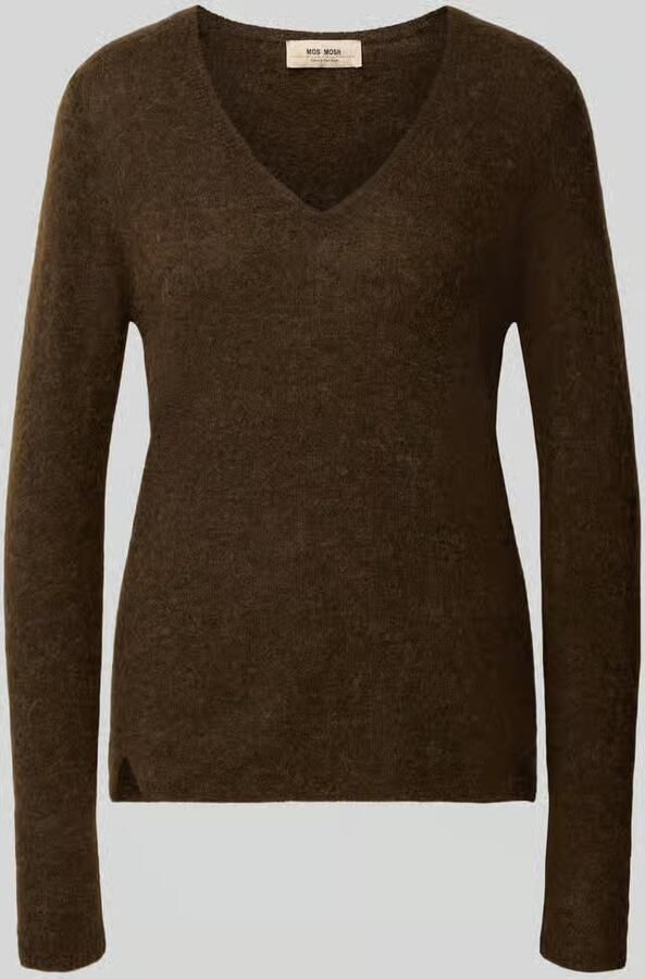 MOS MOSH Gebreide pullover met wol model 'Mape'