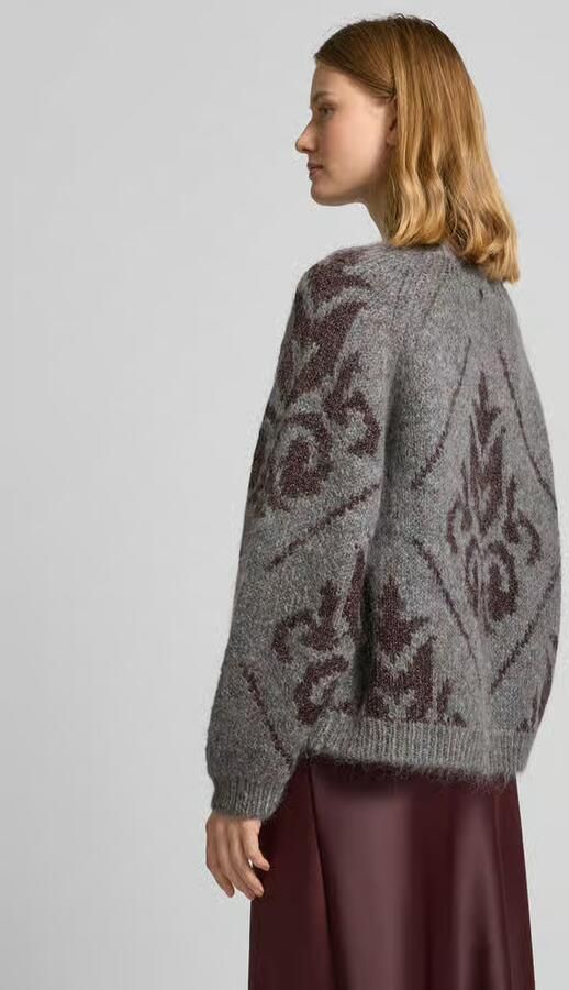 MOS MOSH Gebreide pullover van alpacamix model 'Daya'