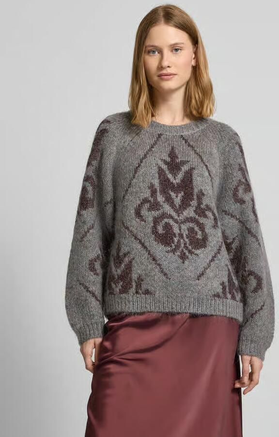 MOS MOSH Gebreide pullover van alpacamix model 'Daya' - Foto 2