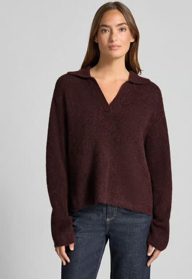 MOS MOSH Gebreide pullover van Mix van wol en alpaca Model 'Thora Aidy' - Foto 2