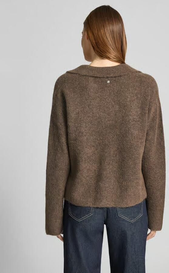 MOS MOSH Gebreide pullover van Mix van wol en alpaca Model 'Thora Aidy' - Foto 5