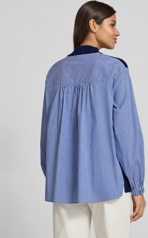MOS MOSH Gebreide pullover met opstaande kraag model 'Juella'