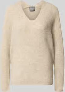 MOS MOSH Oversized gebreide pullover van een mix van wol en alpaca model 'THORA' - Foto 8