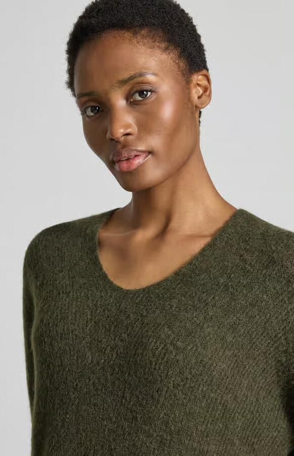 MOS MOSH Oversized gebreide pullover met ribboorden model 'THORA' - Foto 2