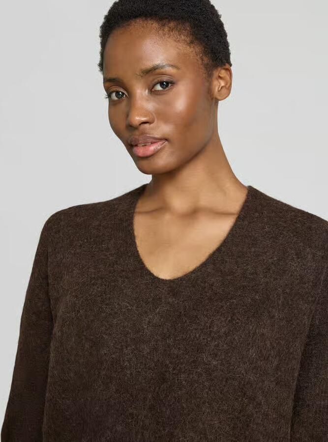 MOS MOSH Oversized gebreide pullover met ribboorden model 'THORA' - Foto 2