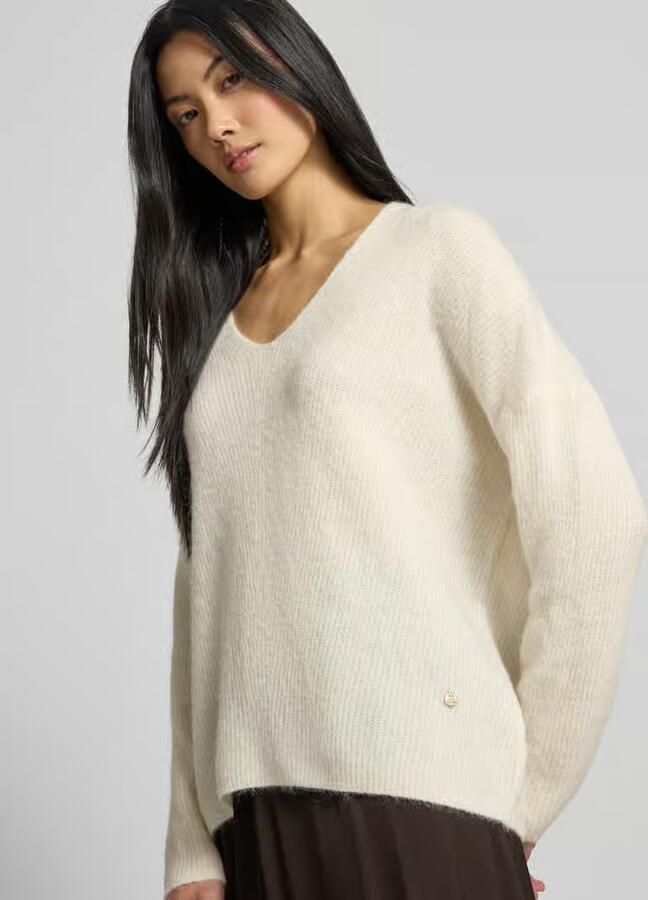 MOS MOSH Oversized gebreide pullover met ribboorden model 'THORA' - Foto 2