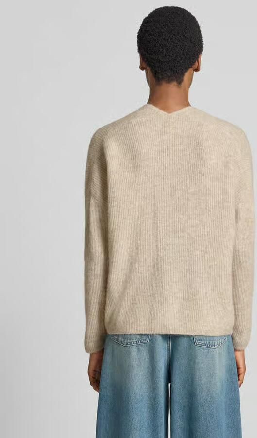 MOS MOSH Oversized gebreide pullover van een mix van wol en alpaca model 'THORA' - Foto 6