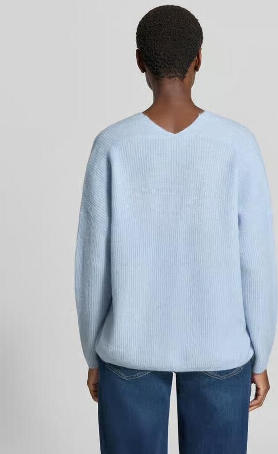 MOS MOSH Oversized gebreide pullover met labelapplicatie model 'THORA' - Foto 2