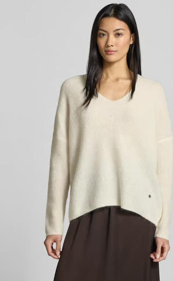 MOS MOSH Oversized gebreide pullover met ribboorden model 'THORA' - Foto 3