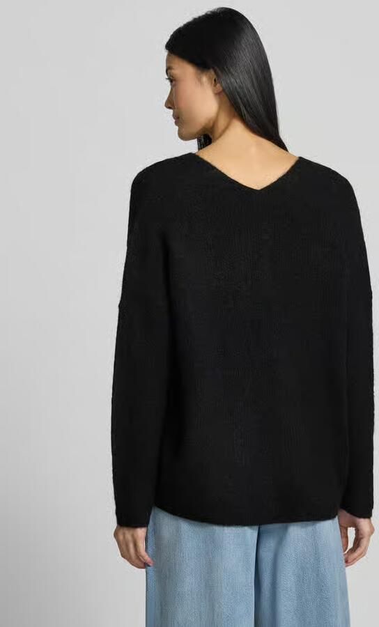 MOS MOSH Oversized gebreide pullover van een mix van wol en alpaca model 'THORA' - Foto 2