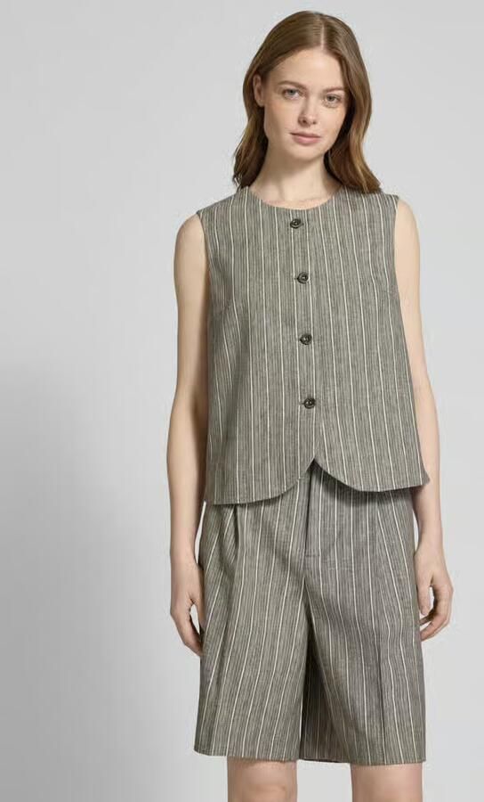 MOS MOSH Gilet met doorknoopsluiting model 'Eriin Thelma' - Foto 2