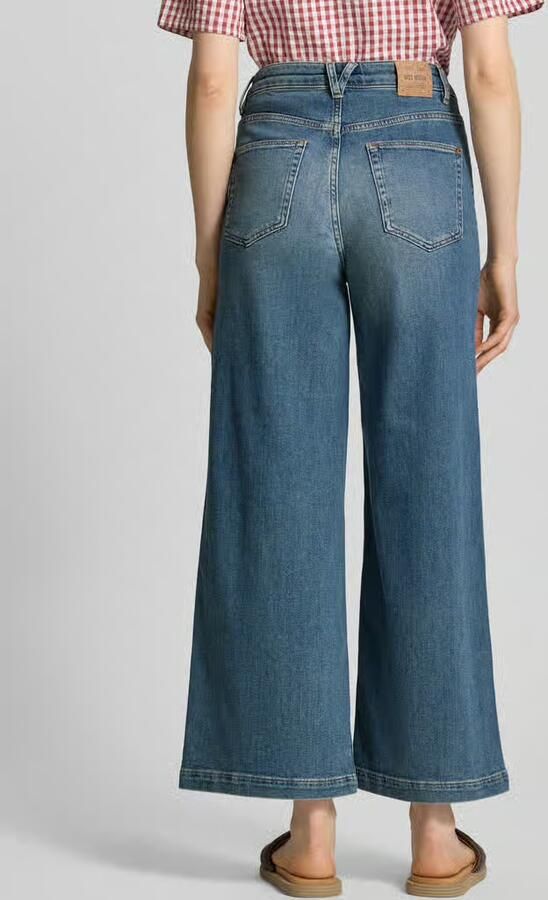 MOS MOSH jeans met knoopsluiting en opgezette zakken
