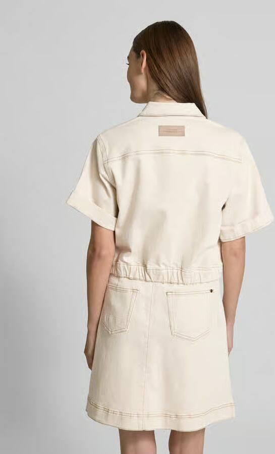 MOS MOSH Jeansjack met 1 2-mouwen model 'Lette'