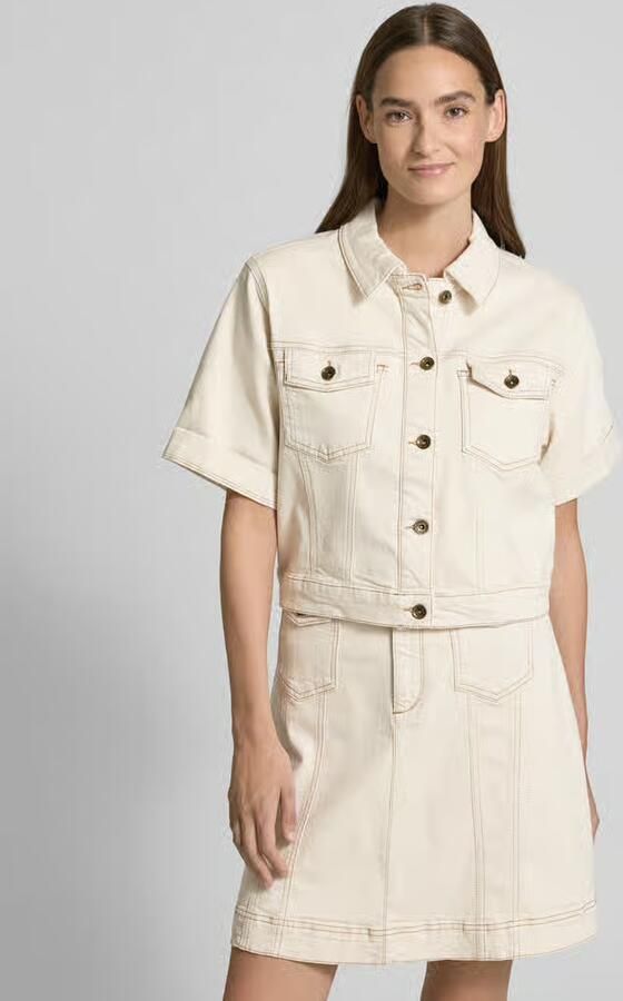MOS MOSH Jeansjack met 1 2-mouwen model 'Lette' - Foto 2