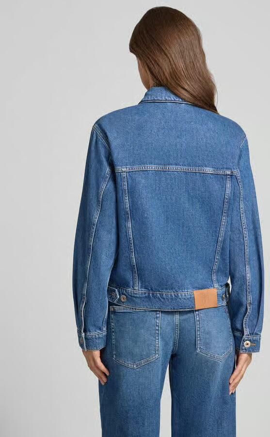 MOS MOSH Jeansjack met borstzakken model 'Saima' - Foto 3