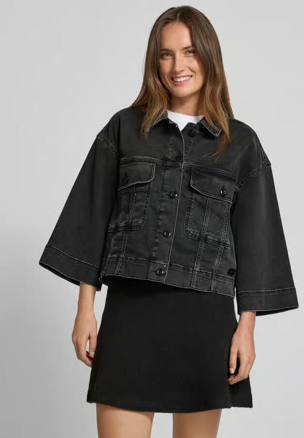 MOS MOSH Jeansjack met wijde mouwen model 'Penn Deluxe' - Foto 3