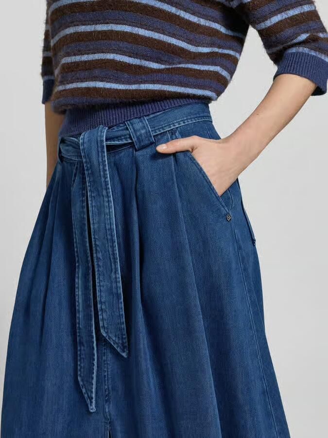 MOS MOSH Dames Rokken Mmkoda Dinem Skirt Blauw - Foto 5