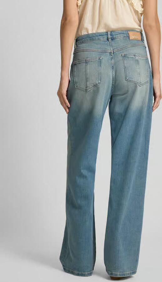 MOS MOSH Loose fit jeans met tunnelkoord model 'Milo'