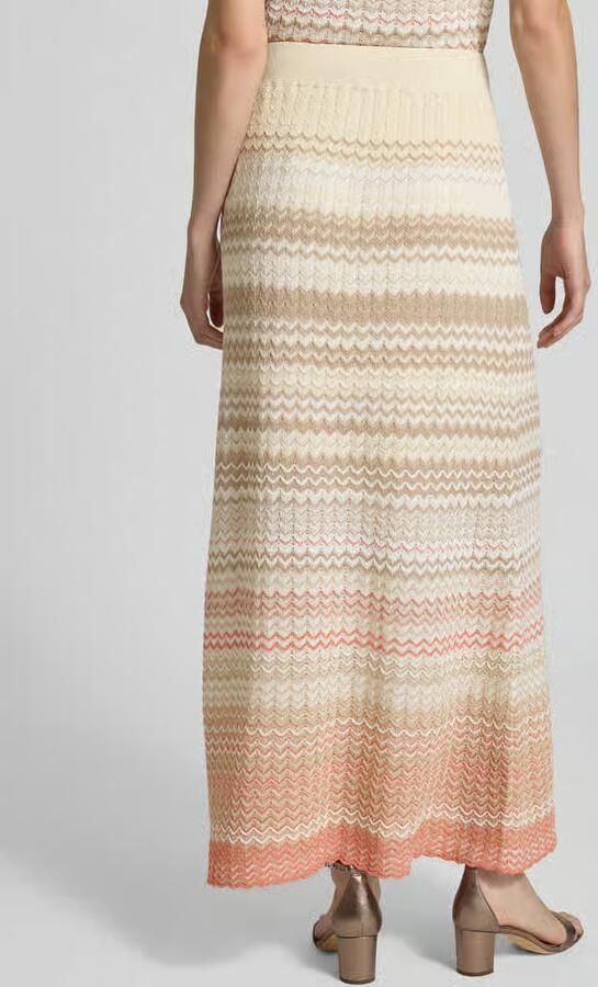 MOS MOSH Maxi-breirok met elastische band model 'Hopi'