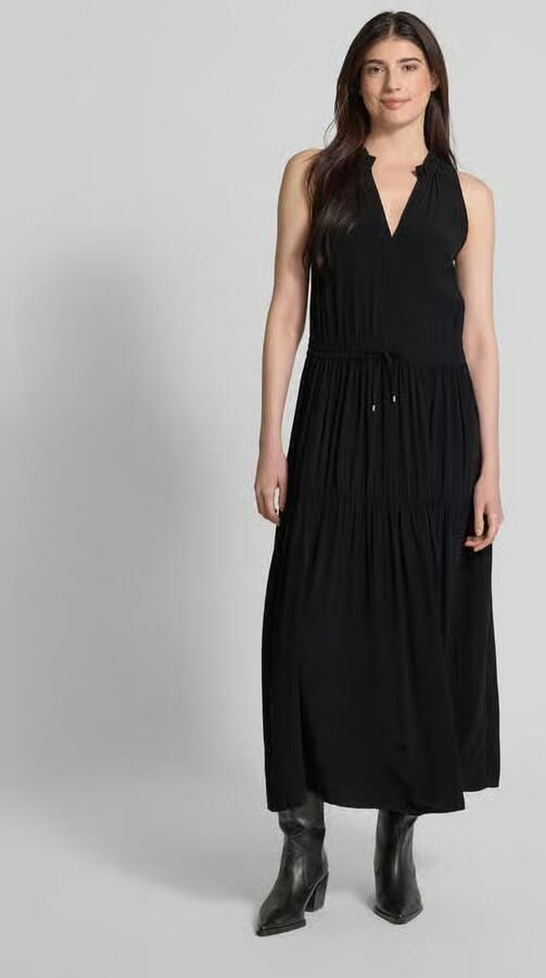 MOS MOSH Maxi-jurk met tuniekkraag model 'Sabri' - Foto 2