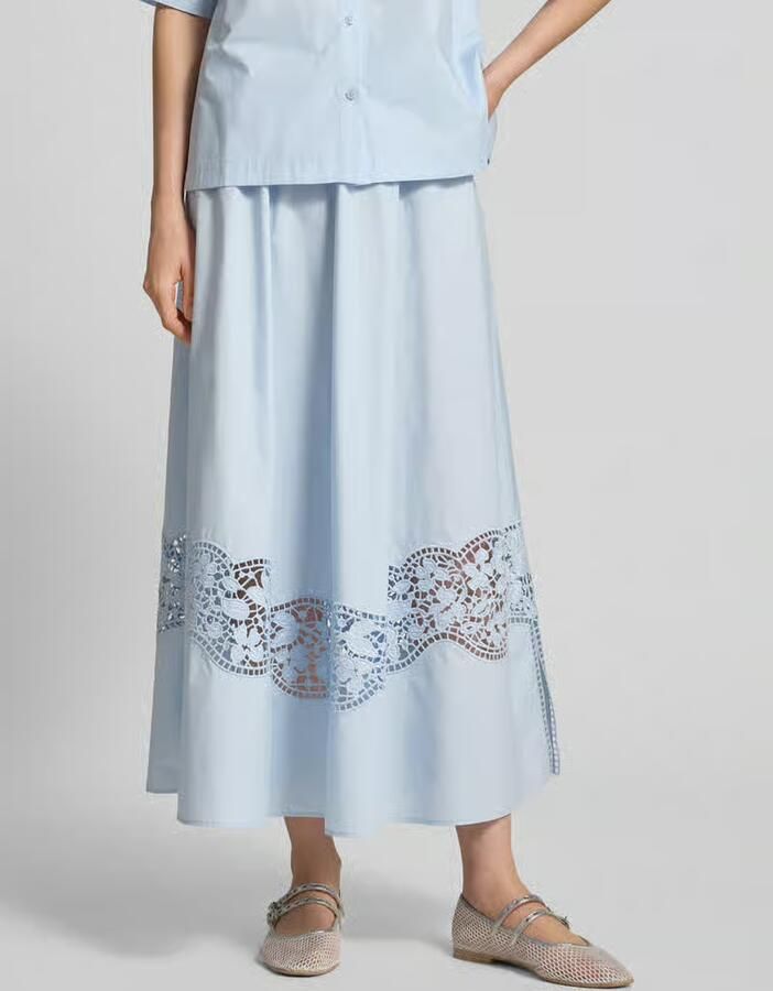 MOS MOSH Midirok met ajourwerk model 'Redu' - Foto 2