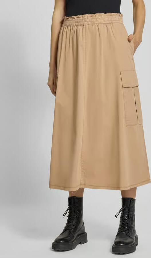 MOS MOSH Midirok met elastische band model 'Dahlia' - Foto 2