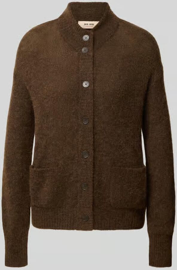 MOS MOSH oversized gebreid jack met wol model 'Mape'