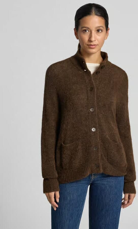 MOS MOSH oversized gebreid jack met wol model 'Mape' - Foto 3