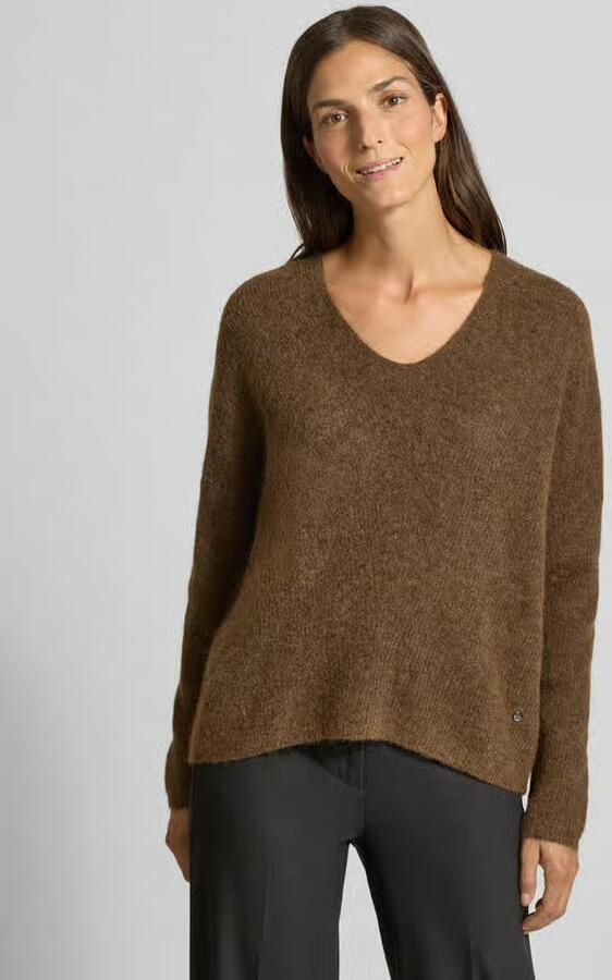 MOS MOSH Oversized gebreide pullover met ribboorden model 'THORA' - Foto 3
