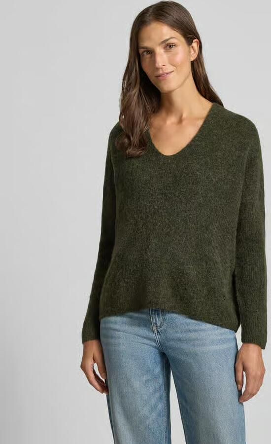 MOS MOSH Oversized gebreide pullover met ribboorden model 'THORA' - Foto 3