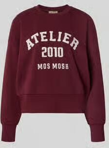 MOS MOSH Dames Truien & Vesten Mmnima O-ls Sweatshirt Bordeaux - Foto 7