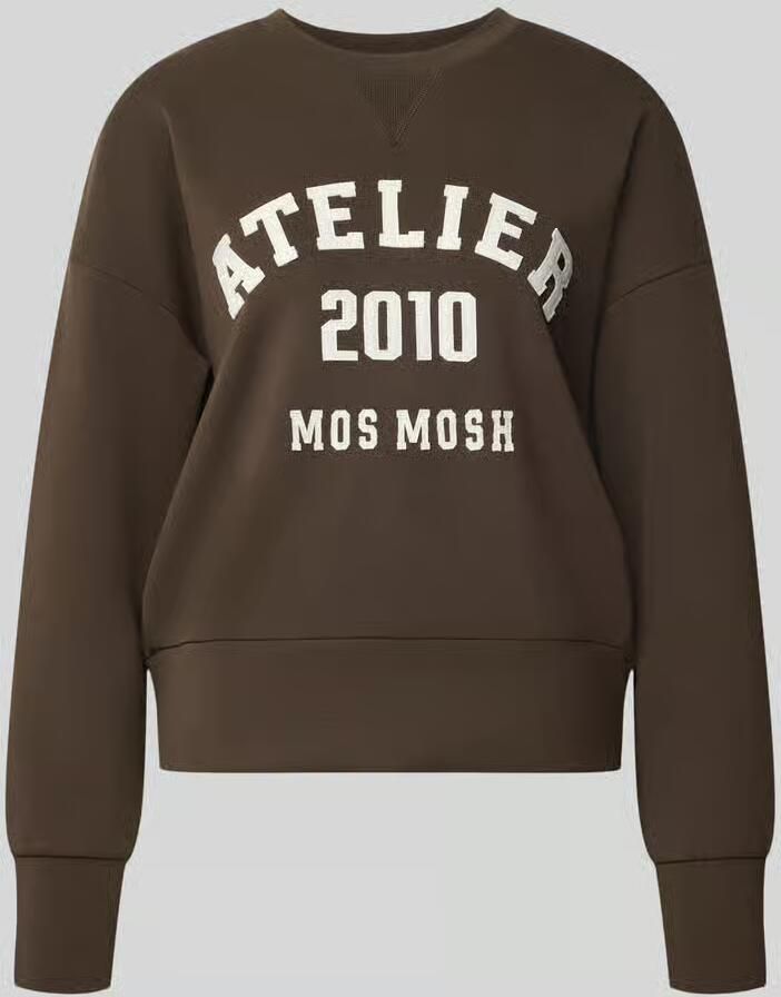MOS MOSH Dames Truien & Vesten Mmnima O-ls Sweatshirt Bruin - Foto 6