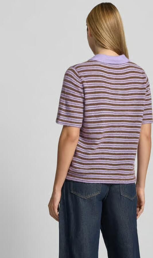 MOS MOSH Poloshirt met wol model 'Milvi' - Foto 3