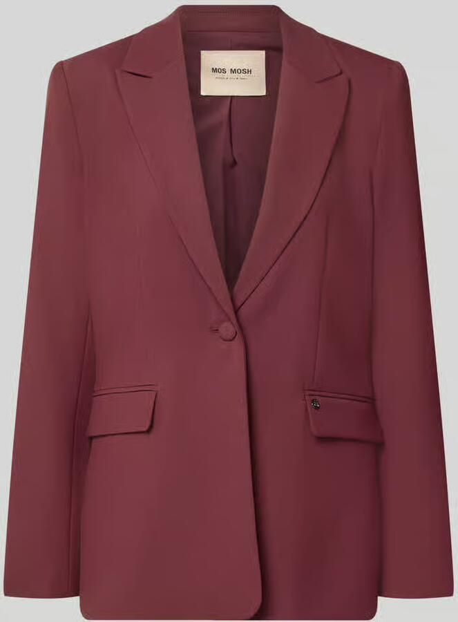 MOS MOSH Regular Fit blazer met reverskraag model 'Leonora'