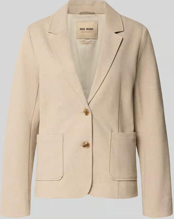 MOS MOSH Regular fit blazer met viscose Model 'Vega Daisi'