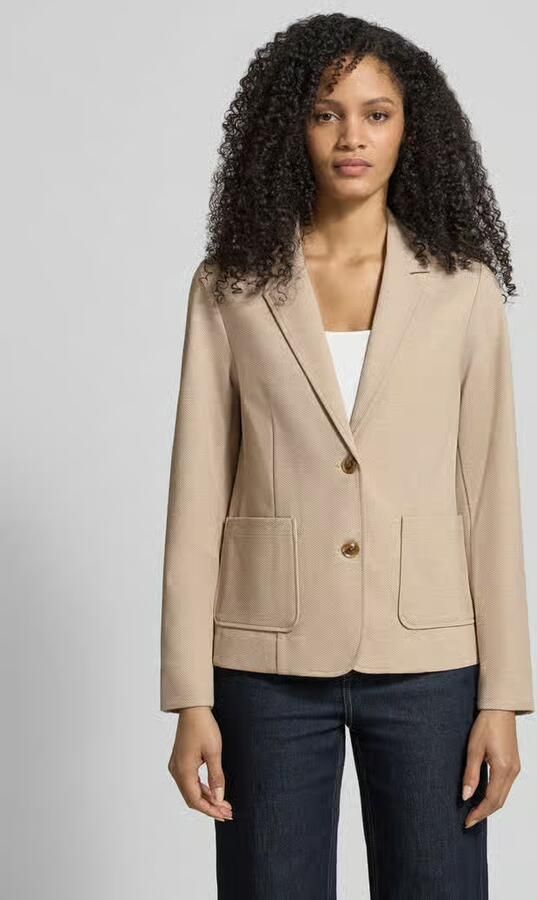 MOS MOSH Regular fit blazer met viscose Model 'Vega Daisi' - Foto 4